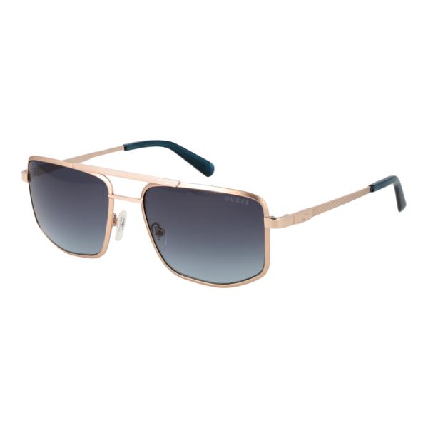 Guess Sonnenbrille GU00208 5733W – 45° Seitenansicht Guess Pilotenbrille Sonnenbrille GU00208 5733W in Gold – 45° Seitenansicht