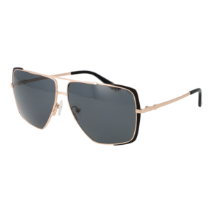 Guess Quadrat Sonnenbrille GU00220 6202A in Gold – 45° Seitenansicht
