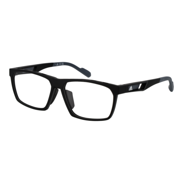 Adidas Sport Brille SP5092-D 58002 – 45° Seitenansicht Adidas Sport )} Brille SP5092-D 58002 in Schwarz