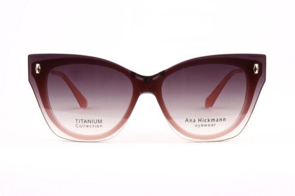 Ana Hickmann )} Brille AH6548GT 53H02 & AH6548 53H02G in Grün