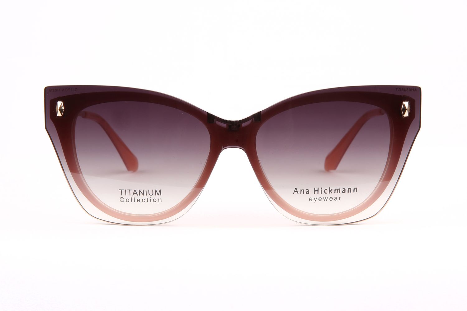 Ana Hickmann )} Brille AH6548GT 53H02 & AH6548 53H02G in Grün