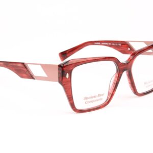 Ana Hickmann )} Brille HI6309G 53E01 in Rot