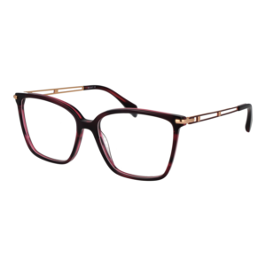 Bulget )} Brille BG6557 55E02 in Burgunder