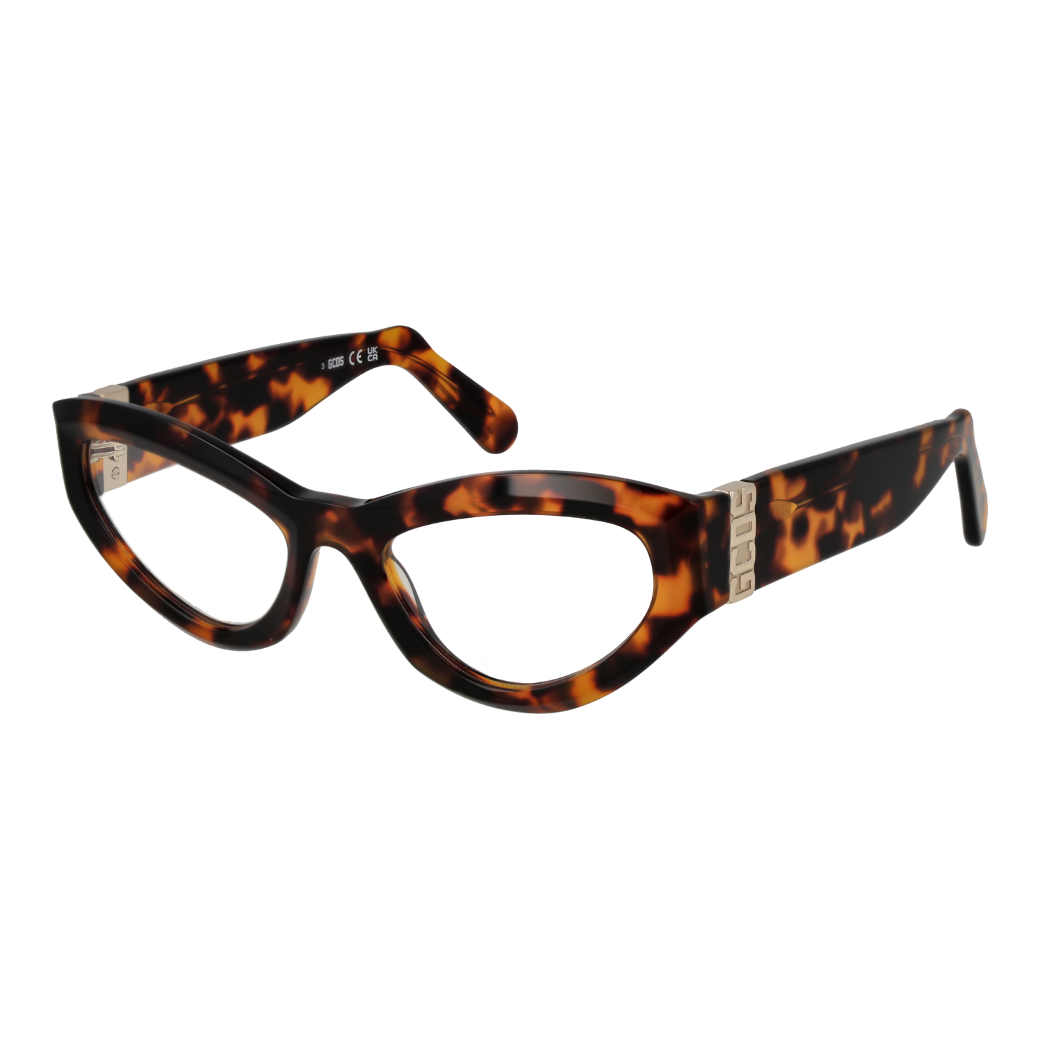 GCDS )} Brille GD5024 53052 in Braun