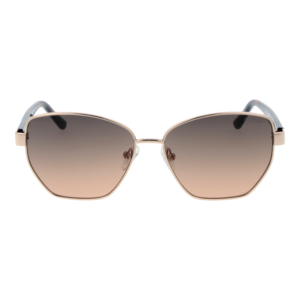 Guess Sonnenbrille GU00102 5632F – Frontansicht mit Metall Rahmen und Grau Gläsern
