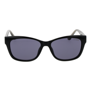 Guess Sonnenbrille GU00145 5401A – Frontansicht mit Kunststoff Rahmen und Grau Gläsern