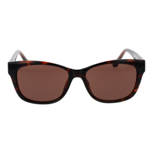 Guess Sonnenbrille GU00145 5452E – Frontansicht mit Kunststoff Rahmen und Braun Gläsern