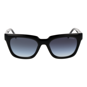 Guess Sonnenbrille GU00206 5301B – Frontansicht mit Kunststoff Rahmen und Grau Gläsern