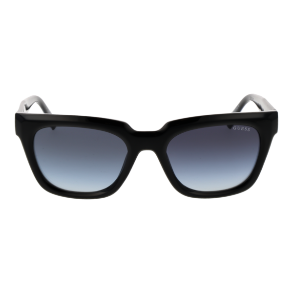 Guess Sonnenbrille GU00206 5301B – Frontansicht mit Kunststoff Rahmen und Grau Gläsern