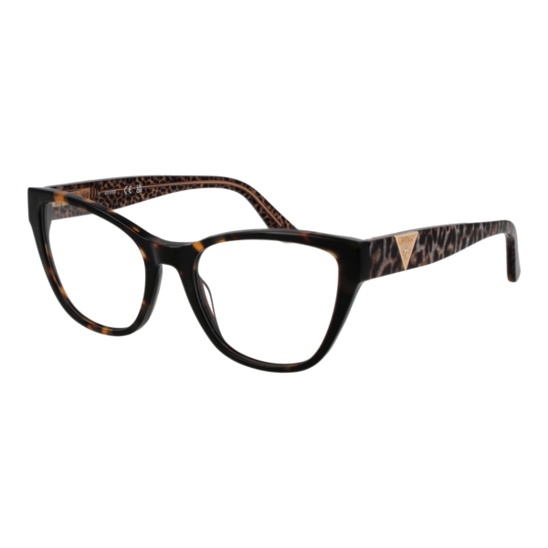 Guess Brille GU2828 53052 – 45° Seitenansicht Guess )} Brille GU2828 53052 in Braun