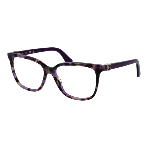 Guess Brille GU2937-N 54083 – 45° Seitenansicht Guess )} Brille GU2937-N 54083 in Mehrfarbig