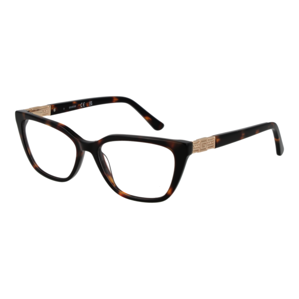 Guess Brille GU2941 51052 – 45° Seitenansicht Guess )} Brille GU2941 51052 in Braun