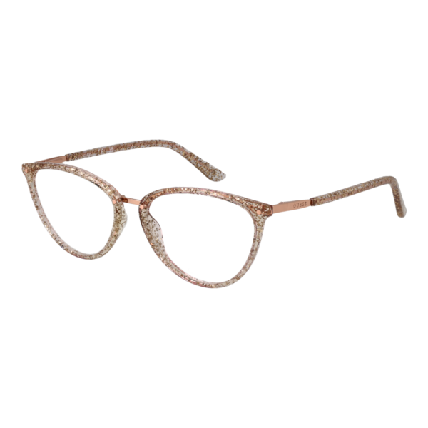 Guess Brille GU2957 53074 – 45° Seitenansicht Guess )} Brille GU2957 53074 in Rosa