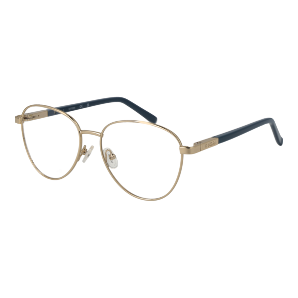 Guess Brille GU3037 51090 – 45° Seitenansicht Guess )} Brille GU3037 51090 in Gold