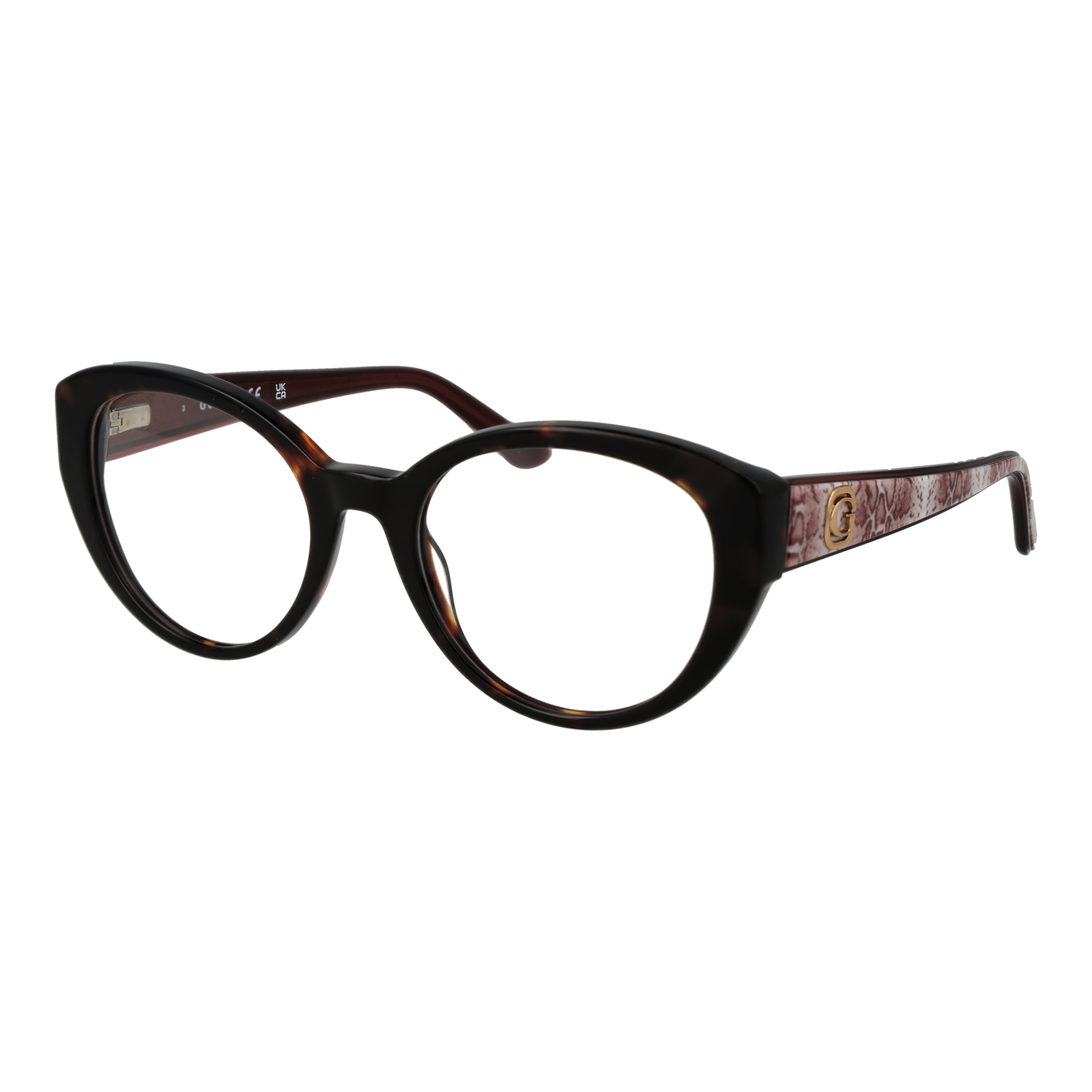 Guess )} Brille GU50127 53052 in Braun