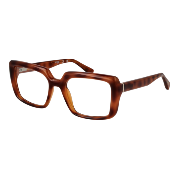 Guess Brille GU50152 53053 – 45° Seitenansicht Guess )} Brille GU50152 53053 in Braun