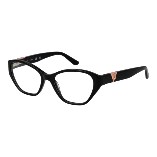 Guess Brille GU50162 51001 – 45° Seitenansicht Guess )} Brille GU50162 51001 in Schwarz