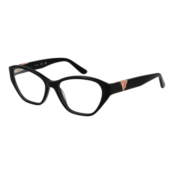 Guess Brille GU50162 53001 – 45° Seitenansicht Guess )} Brille GU50162 53001 in Schwarz