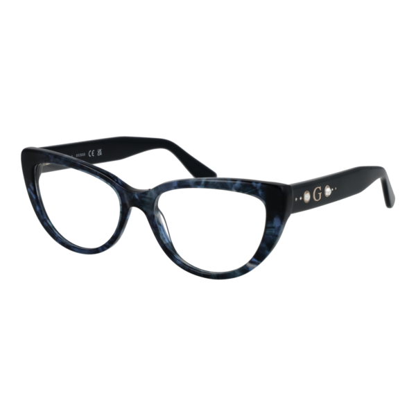 Guess Brille GU50175 52092 – 45° Seitenansicht Guess )} Brille GU50175 52092 in Mehrfarbig