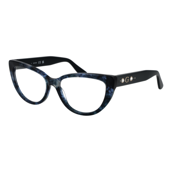 Guess Brille GU50175 54092 – 45° Seitenansicht Guess )} Brille GU50175 54092 in Mehrfarbig