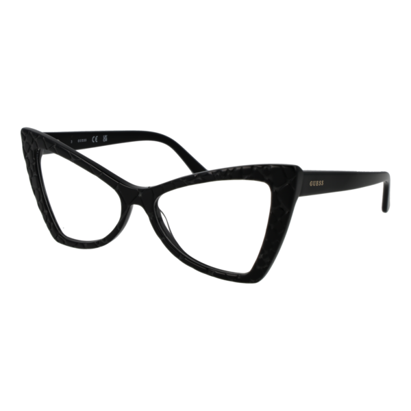 Guess Brille GU50178 56005 – 45° Seitenansicht Guess )} Brille GU50178 56005 in Schwarz