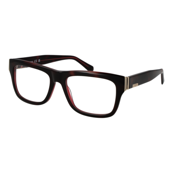 Guess Brille GU50189 55056 – 45° Seitenansicht Guess )} Brille GU50189 55056 in Burgunder