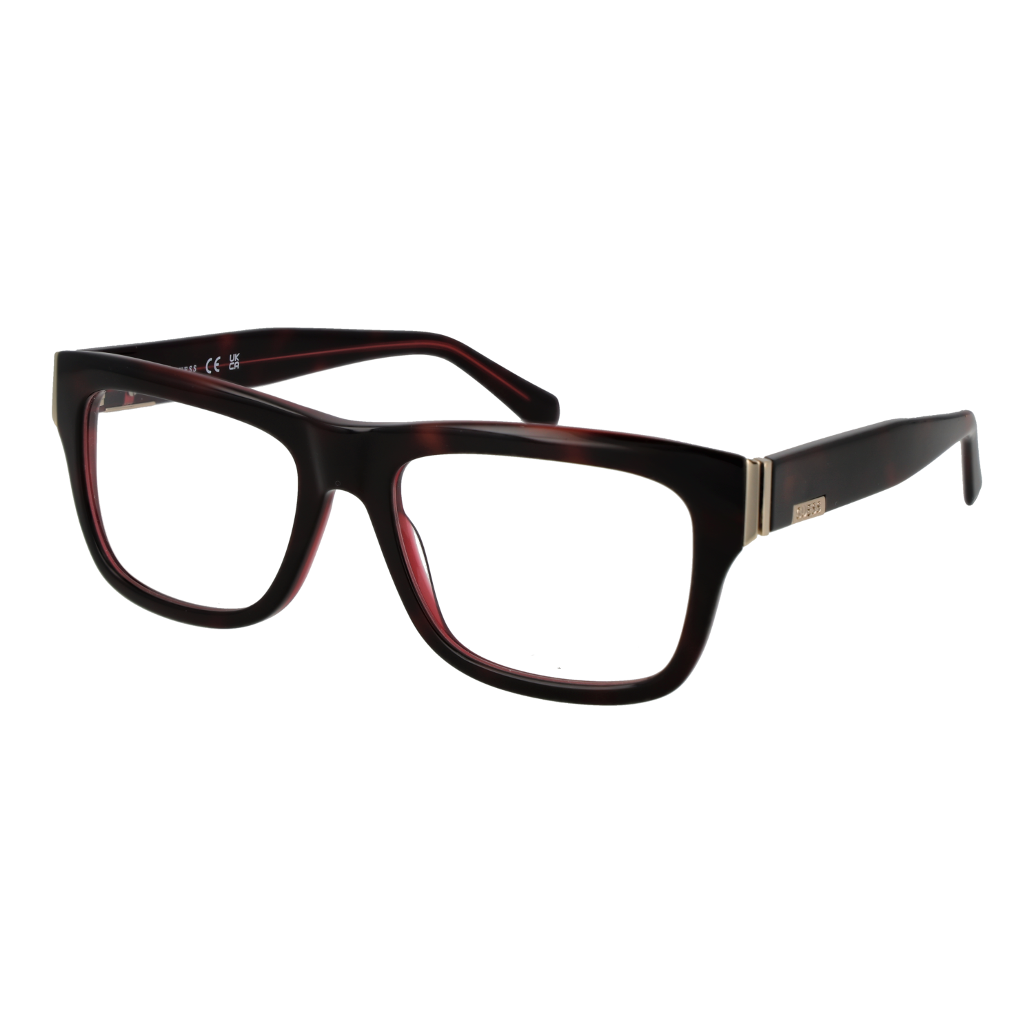 Guess )} Brille GU50189 55056 in Burgunder