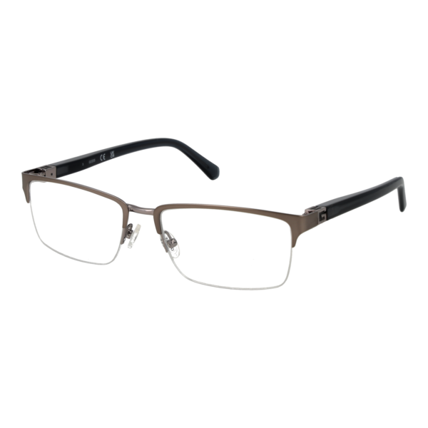 Guess Brille GU50191 56011 – 45° Seitenansicht Guess )} Brille GU50191 56011 in Gunmetal