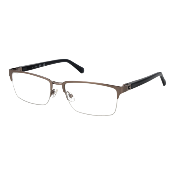 Guess Brille GU50191 58011 – 45° Seitenansicht Guess )} Brille GU50191 58011 in Gunmetal
