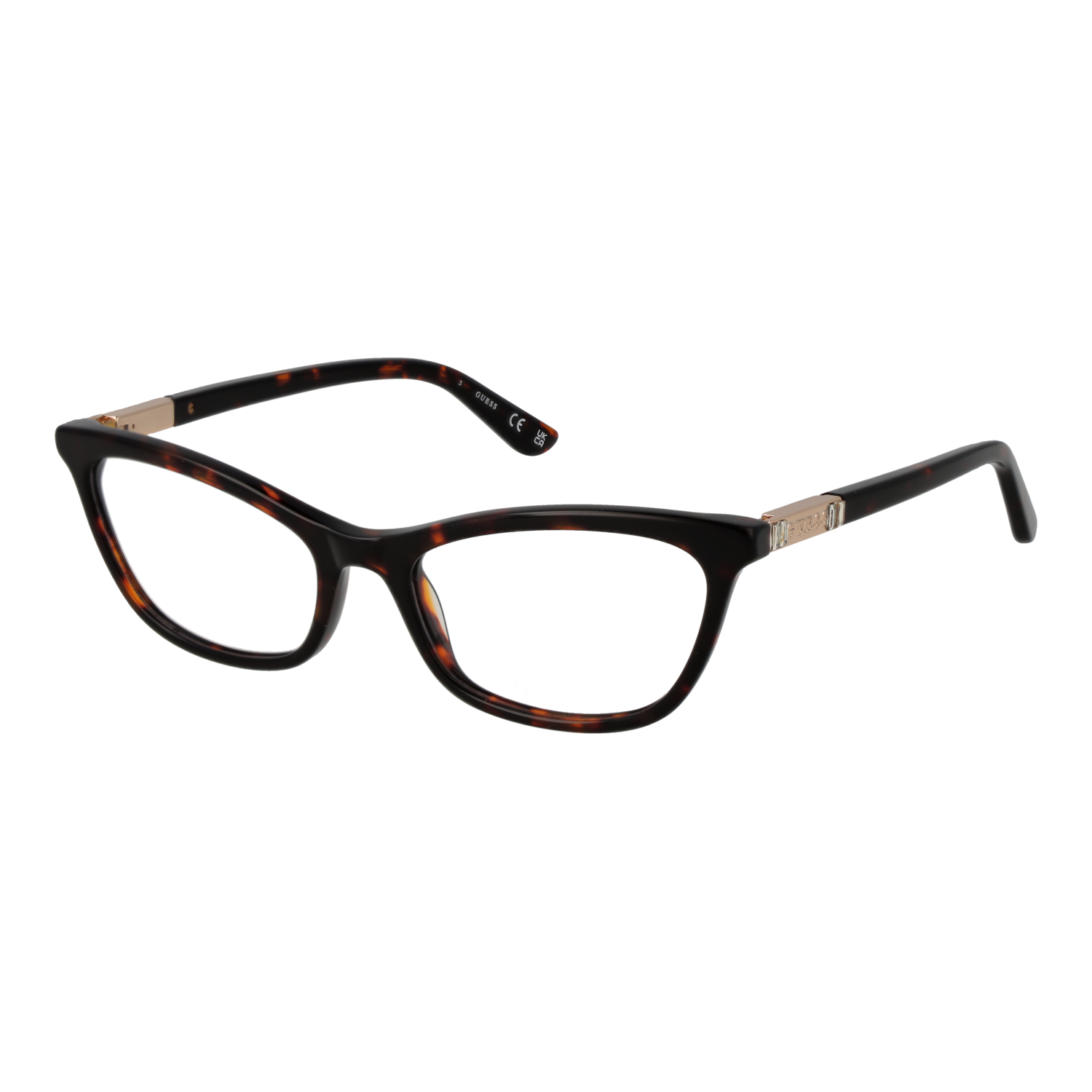Guess )} Brille GU50198 52052 in Braun