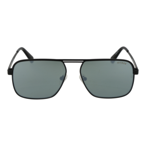 Guess Sonnenbrille GU6939 5802Q – Frontansicht mit Metall Rahmen und Silber Gläsern