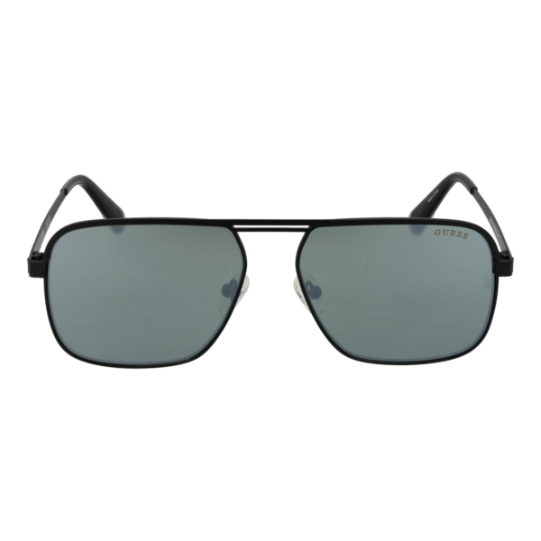 Guess Sonnenbrille GU6939 5802Q – Frontansicht mit Metall Rahmen und Silber Gläsern