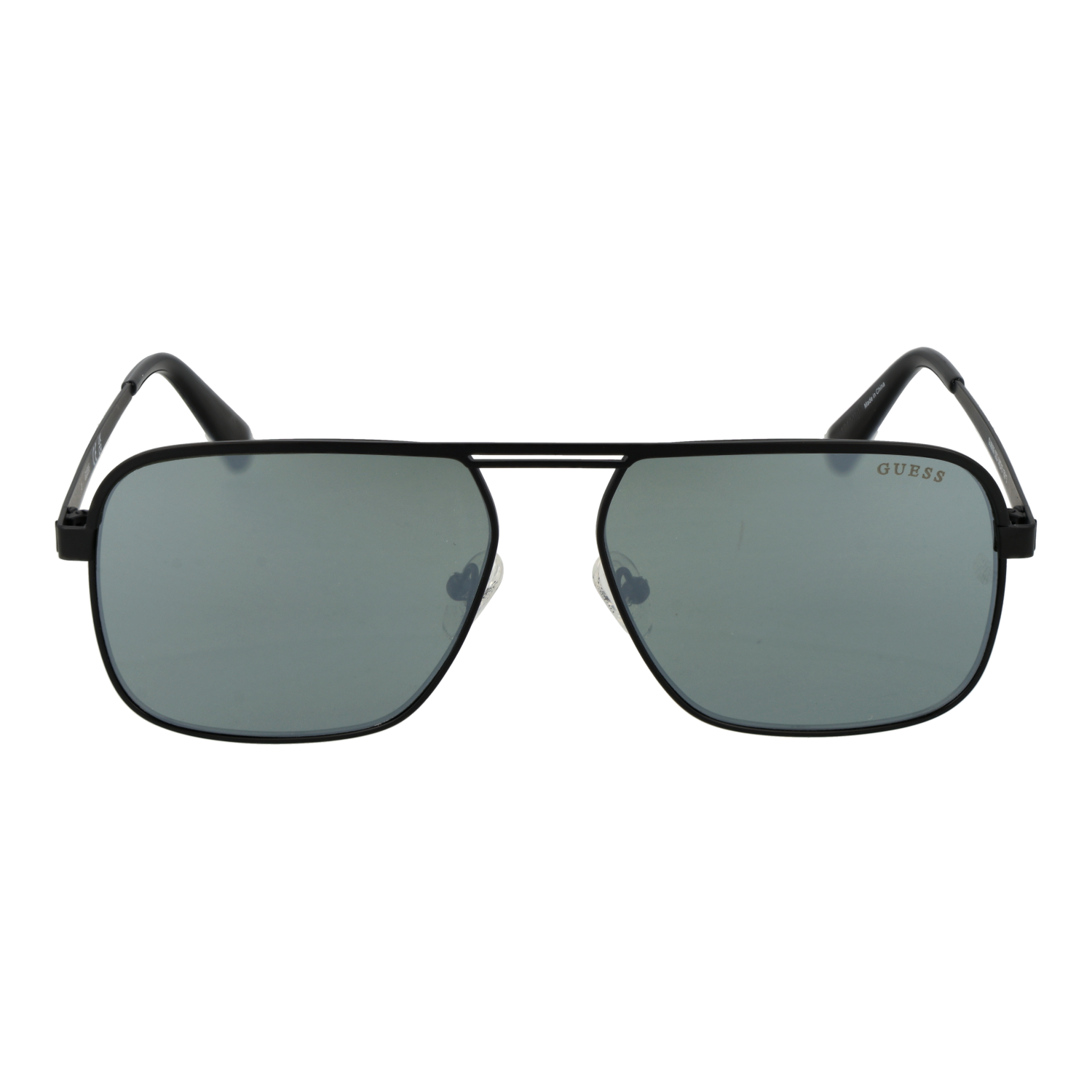 Guess Sonnenbrille GU6939 5802Q – Frontansicht mit Metall Rahmen und Silber Gläsern