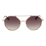 Guess Sonnenbrille GU7636 5533F – Frontansicht mit Metall Rahmen und Braun Gläsern