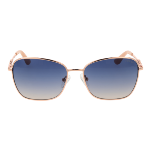 Guess Sonnenbrille GU7884 5728W – Frontansicht mit Metall Rahmen und Blau Gläsern