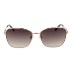 Guess Sonnenbrille GU7884 5732F – Frontansicht mit Metall Rahmen und Braun Gläsern
