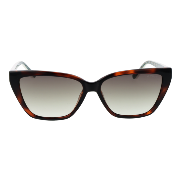 Guess Sonnenbrille GU7919 5852P – Frontansicht mit Kunststoff Rahmen und Grün Gläsern