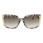 Marciano by Guess Sonnenbrille GM00013 5959P – Frontansicht mit Kunststoff Rahmen und Braun Gläsern