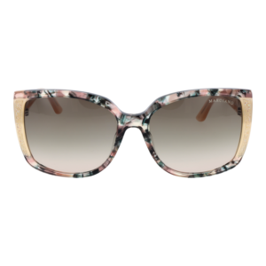 Marciano by Guess Sonnenbrille GM00013 5959P – Frontansicht mit Kunststoff Rahmen und Braun Gläsern