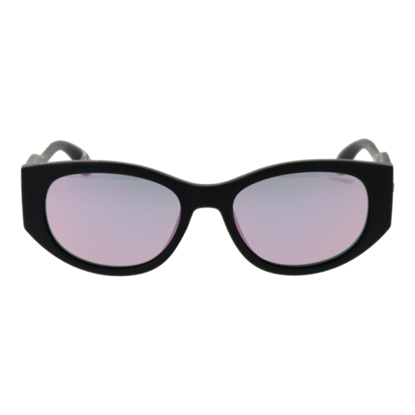 Superdry Sonnenbrille SDS 5007 51104 – Frontansicht mit Kunststoff Rahmen und Grau Gläsern