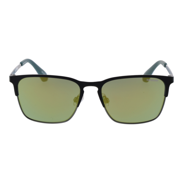 Superdry Sonnenbrille SDS 5019 54005 – Frontansicht mit Metall Rahmen und Grau Gläsern