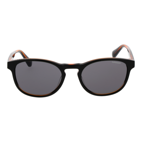 Superdry Sonnenbrille SDS 5030 53104 – Frontansicht mit Kunststoff Rahmen und Grau Gläsern