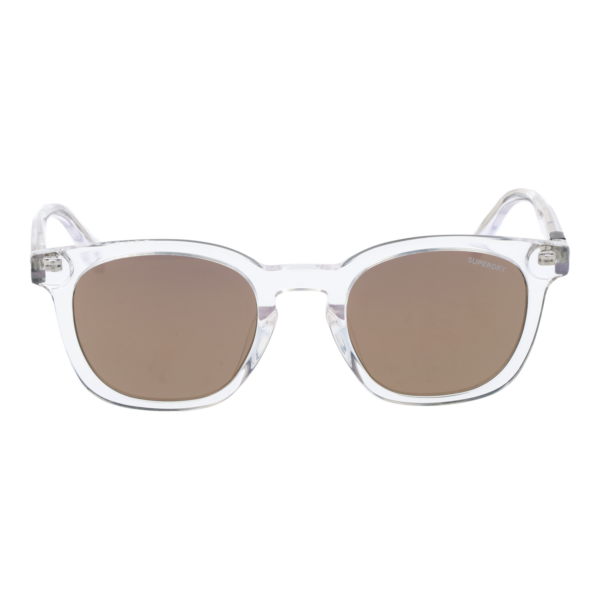 Superdry Sonnenbrille SDS 5031 48113 – Frontansicht mit Kunststoff Rahmen und Grau Gläsern