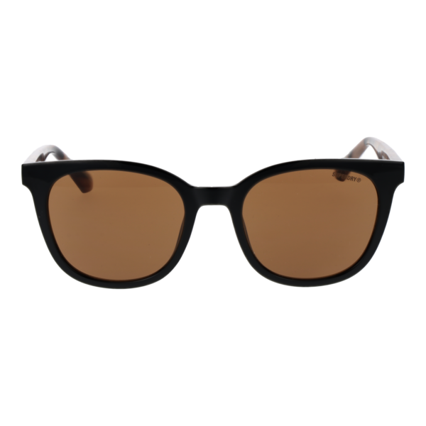 Superdry Sonnenbrille SDS 5032 53104 – Frontansicht mit Kunststoff Rahmen und Bronze Gläsern