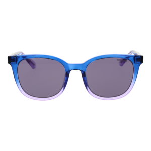 Superdry Sonnenbrille SDS 5032 53153 – Frontansicht mit Kunststoff Rahmen und Lila Gläsern