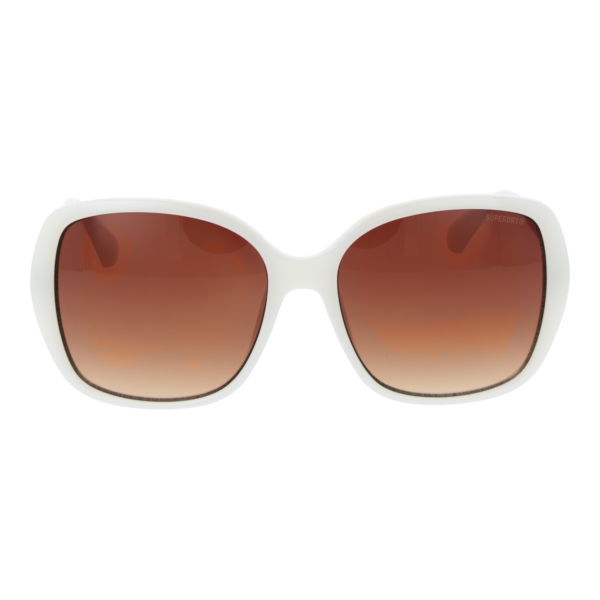 Superdry Sonnenbrille SDS 5035 57100 – Frontansicht mit Kunststoff Rahmen und Braun Gläsern