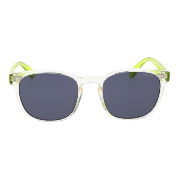 Superdry Sonnenbrille SDS 5038 51100 – Frontansicht mit Kunststoff Rahmen und Grau Gläsern