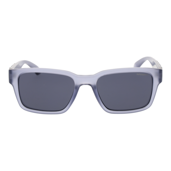 Superdry Sonnenbrille SDS 5040 55165 – Frontansicht mit Kunststoff Rahmen und Grau Gläsern