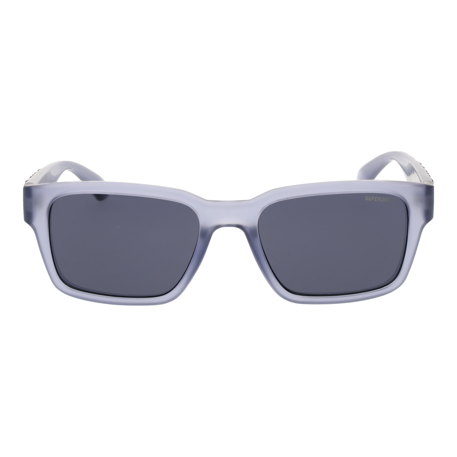 Superdry Sonnenbrille SDS 5040 55165 – Frontansicht mit Kunststoff Rahmen und Grau Gläsern