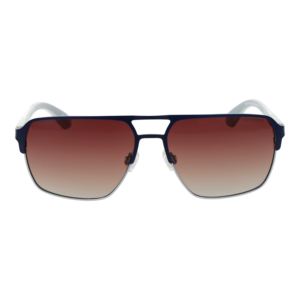 Superdry Sonnenbrille SDS 5042 59006 – Frontansicht mit Metall Rahmen und Braun Gläsern